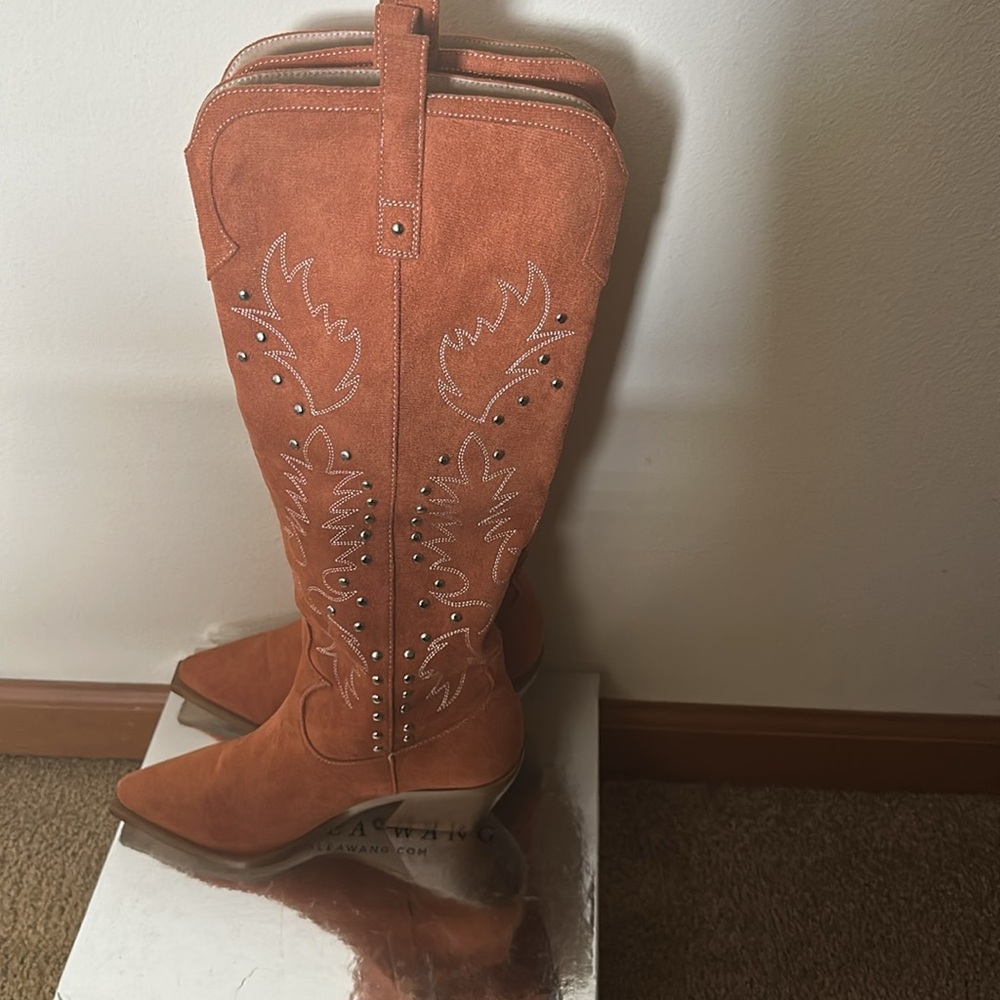 Azalea Wang Beckett Style Boots -7.5 - Picture 6 of 16